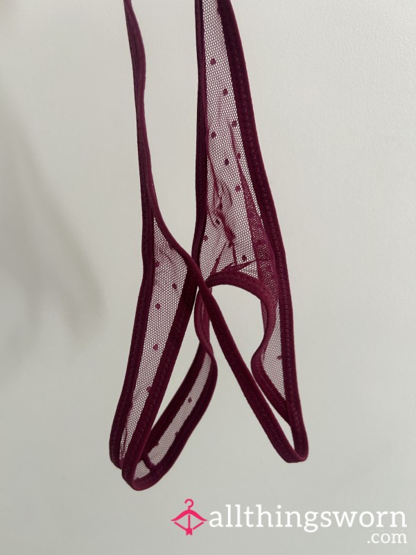 XS Lace Thong – Custom Worn❤️