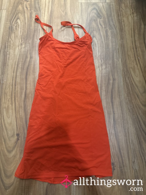 XS Skims S**y Red Slip Dress