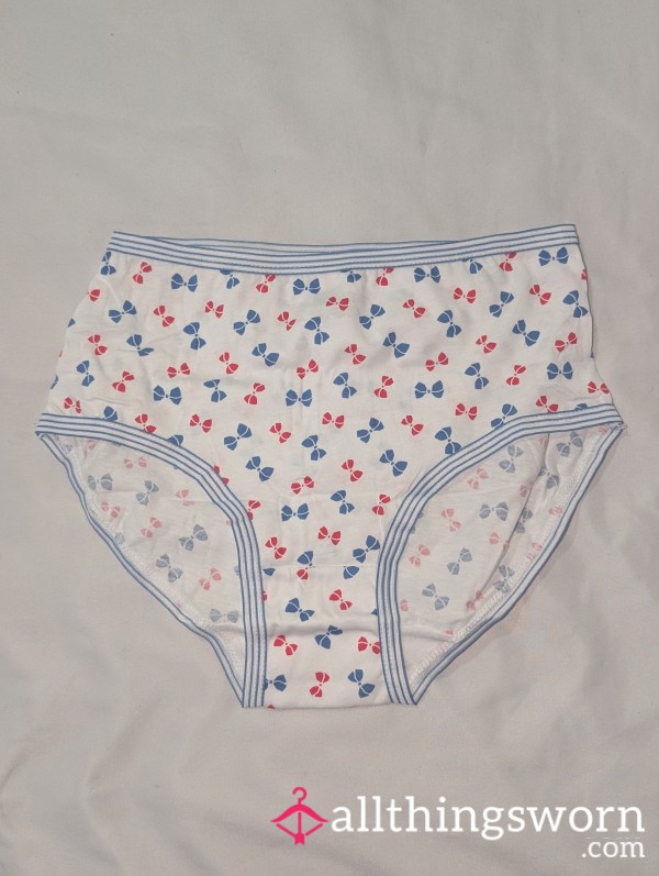 Y2K Bow Pattern Briefs