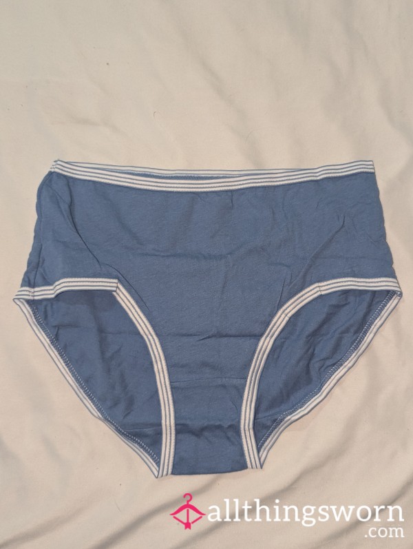 Y2K Soild Dark Blue Briefs