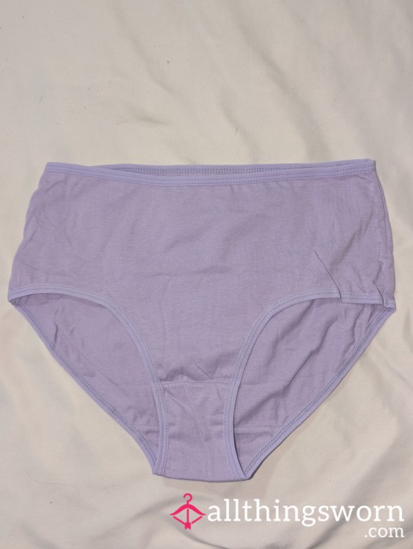 Y2K Soild Lavender Briefs