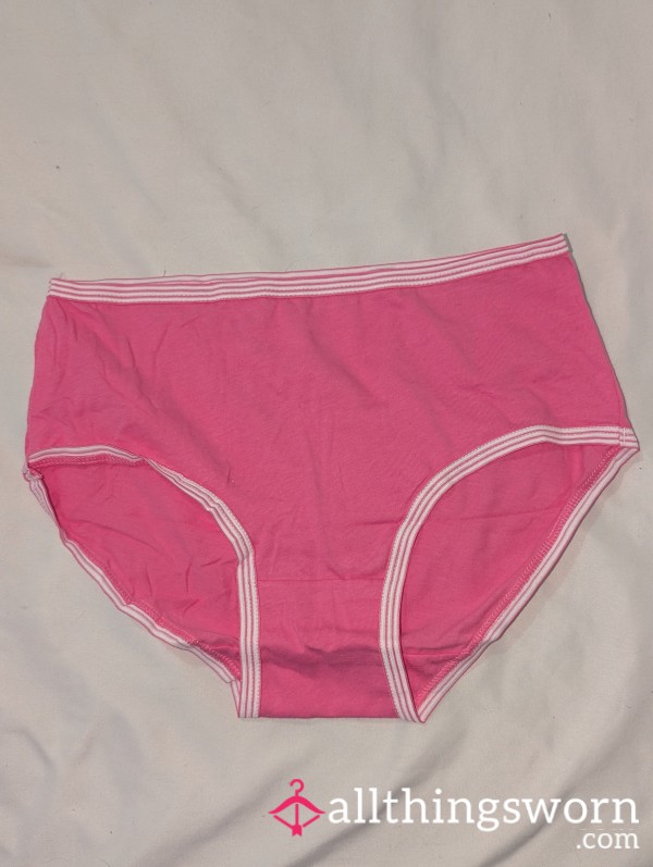 Y2K Soild Pink Briefs