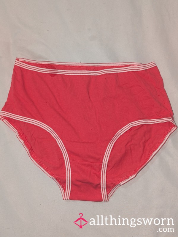 Y2K Solid Red Briefs