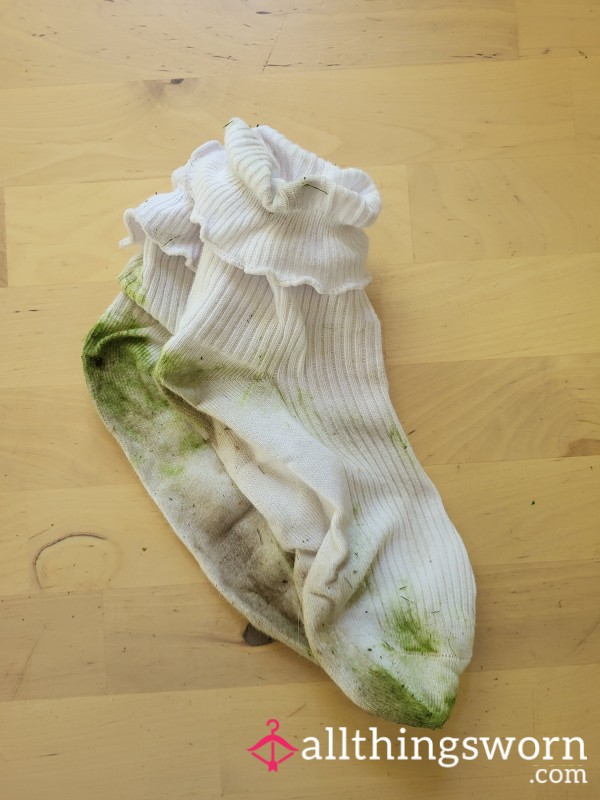 Yardwork Socks Fresh Off My Feet, Gra** Stains Included 😉
