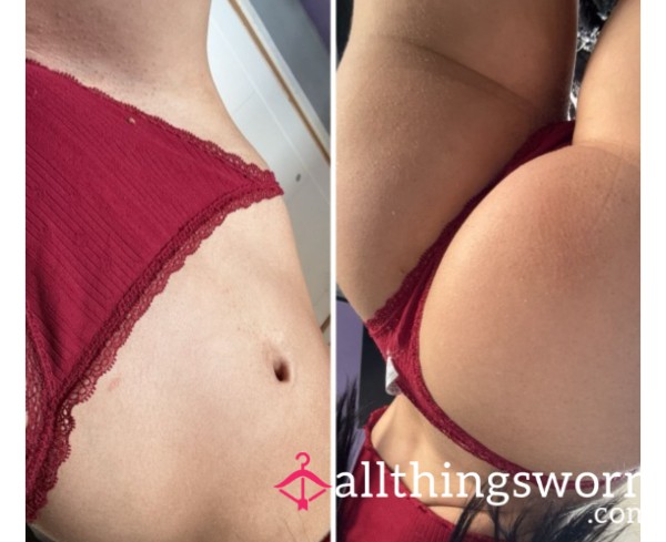 Year Old 24 Hour Worn Thong With Video ! ❤️