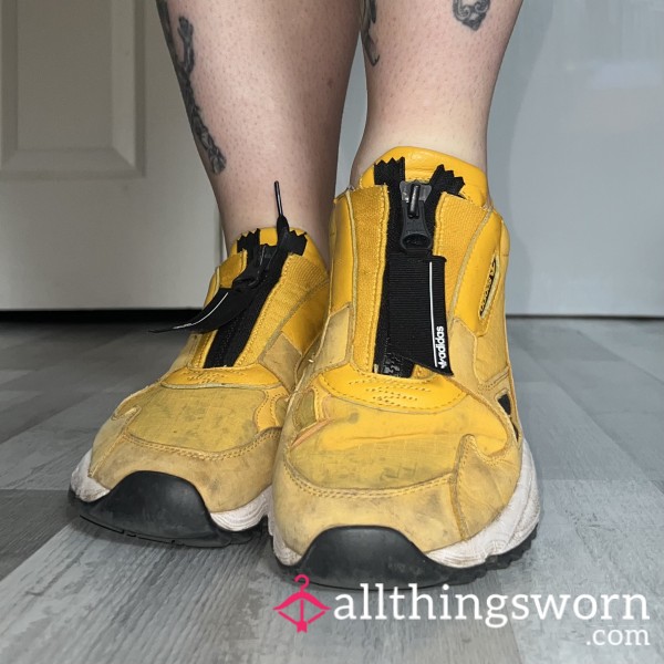 Yellow Adidas Trainers