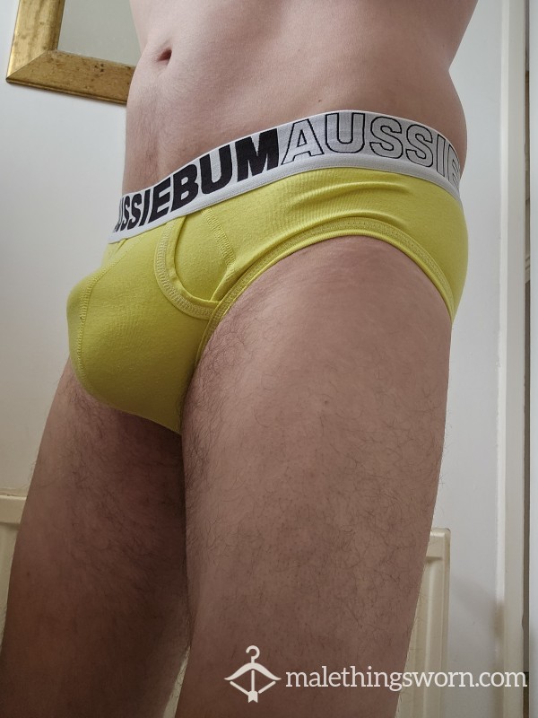 Yellow Aussieb*m Briefs