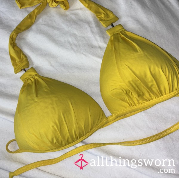 Yellow Bikini Top 🍒