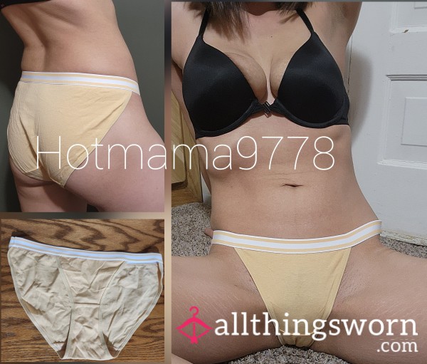 Yellow Bikini With White Band