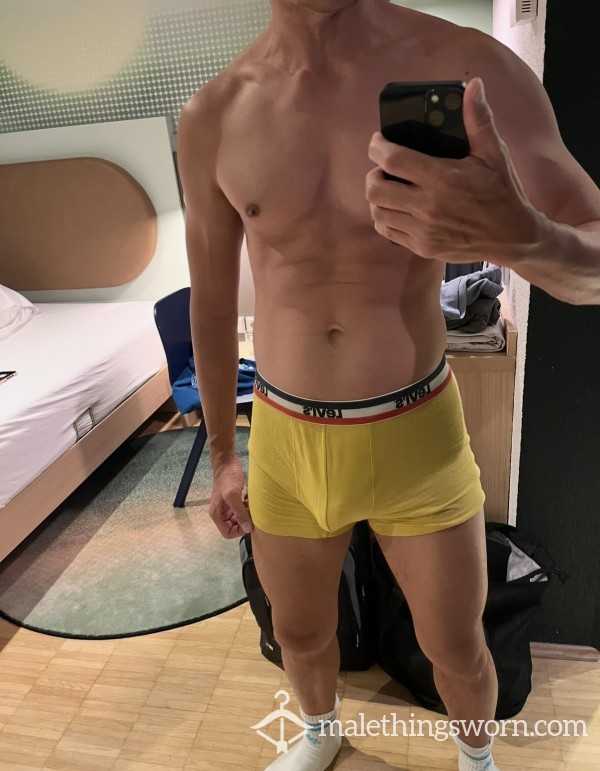 Yellow Boxer Briefs