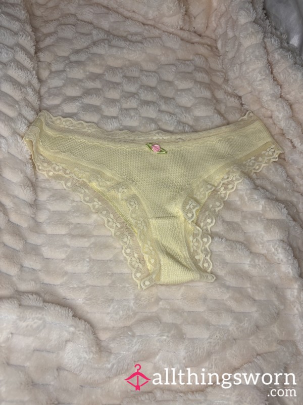 Yellow Cheeky Panties