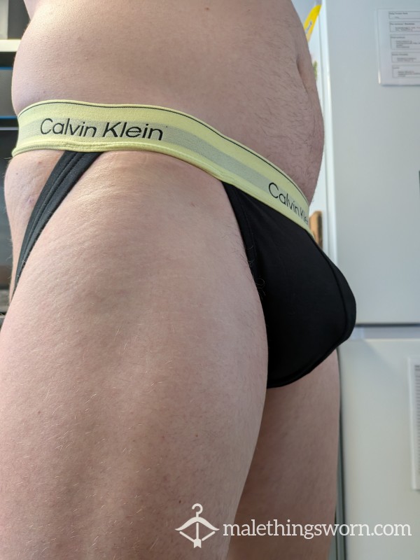 🩲 Yellow CK Jock Strap 🔥