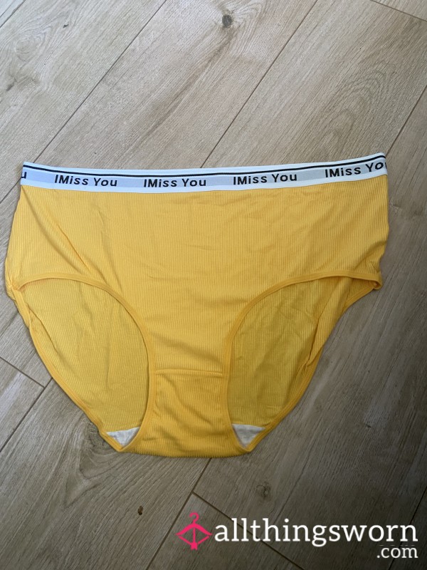 Yellow Cotton Full Backs