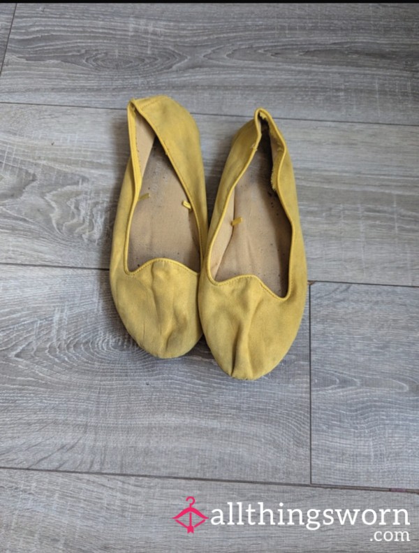 Yellow Dolly Flats