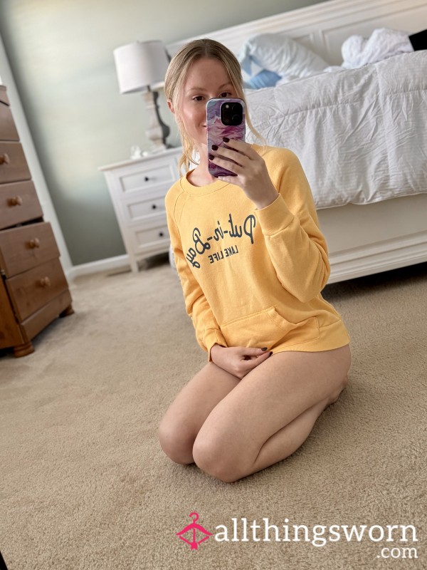 Yellow Fleece Sweater