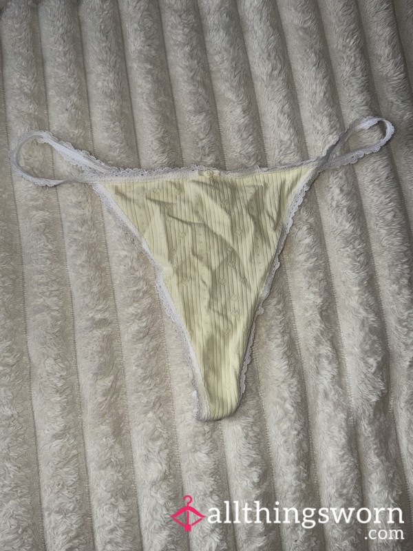 Yellow G String Thong