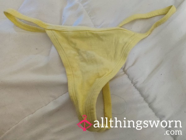 Yellow G-String Thong Panty, 2 Days Pleasure