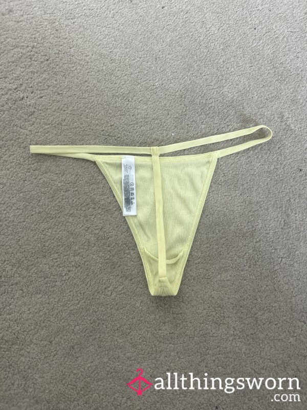 Yellow G String / Thong