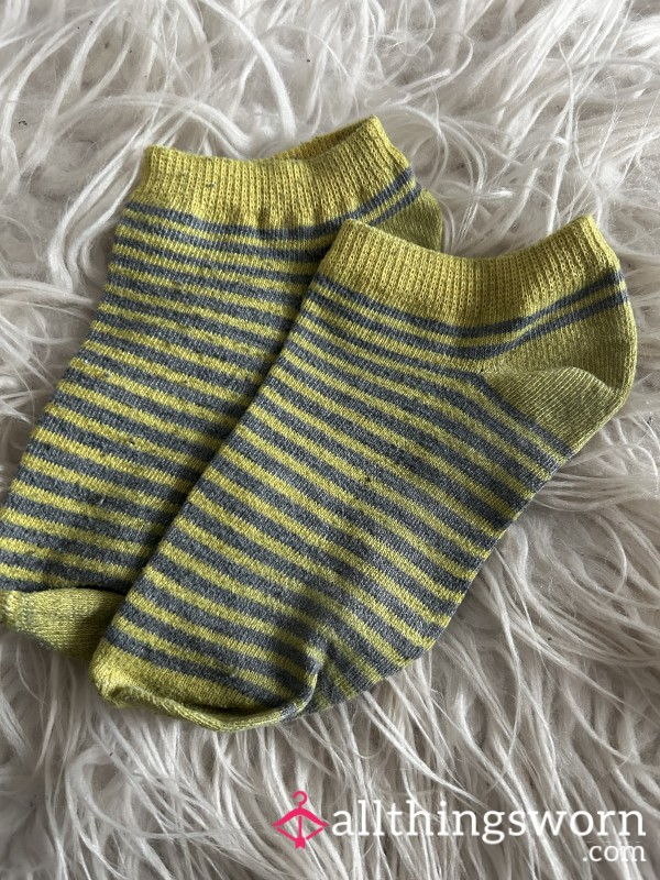 Yellow & Gray Socks