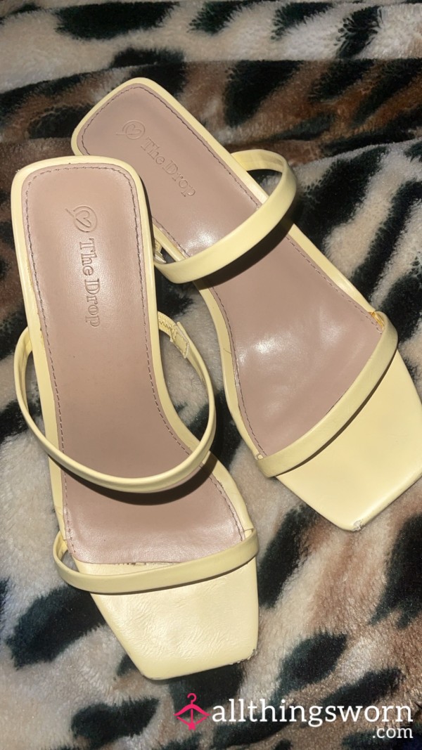 Yellow Heels Worn Out