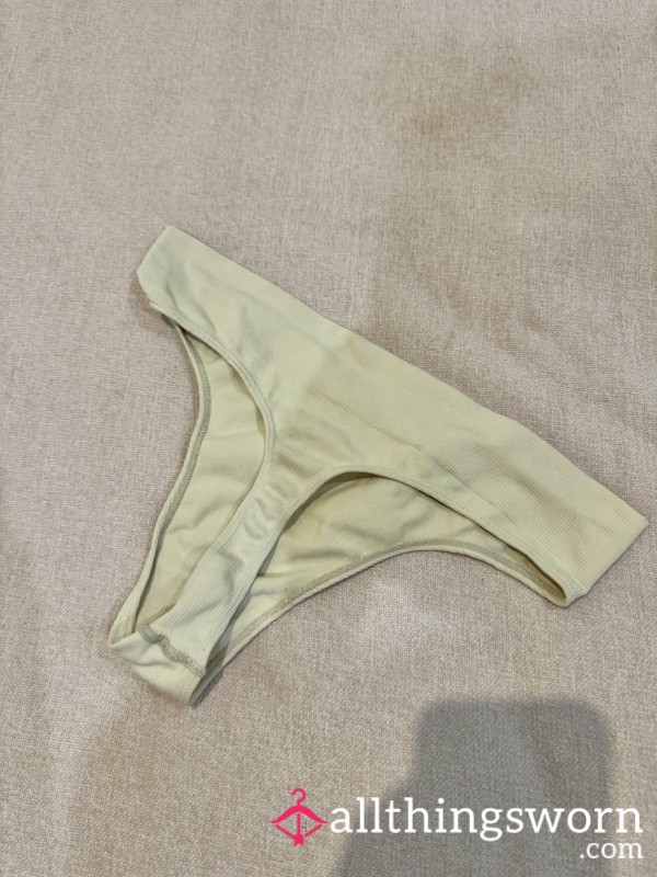 Yellow High Waisted Panties