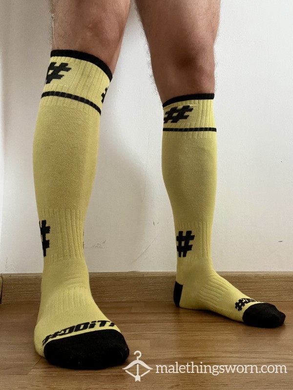 Yellow Knee-high Socks #doit!🧦