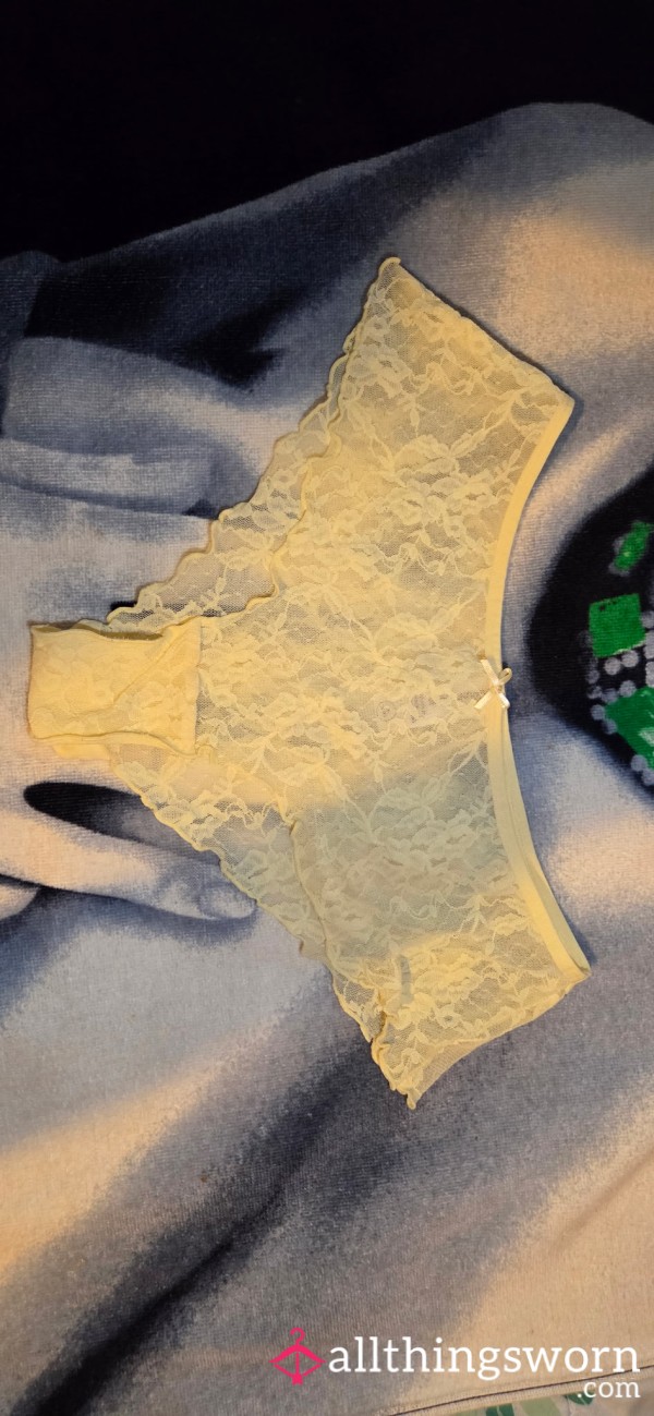 Yellow Lace Cheeky