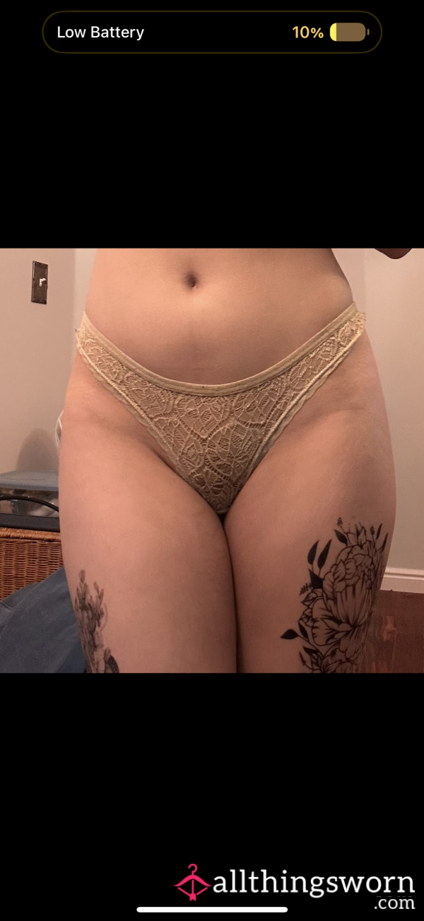 Yellow Lace Thong💛
