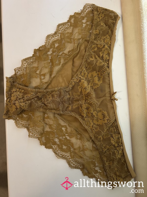 Yellow Lacy Panties With A Yellow Bow