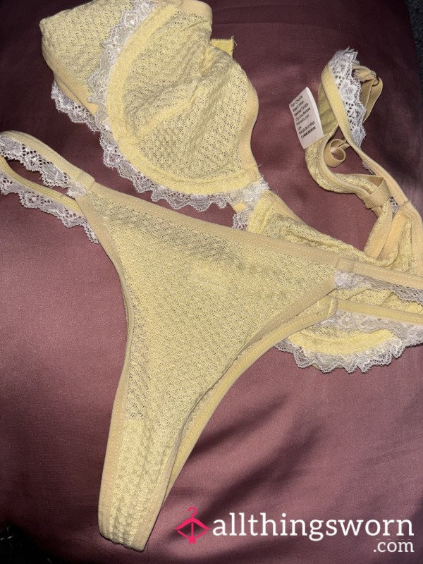 Yellow Lingerie Set