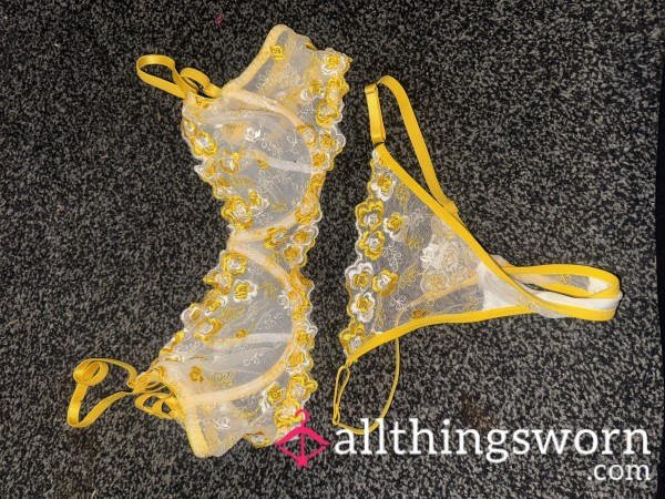 Yellow Lingerie Set