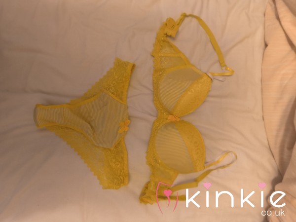 Yellow Lingerie Used