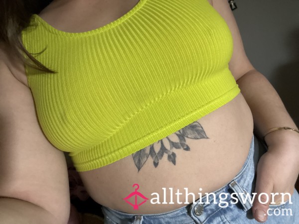 Yellow Neon Crop To Brighten Up Your Day