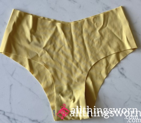 Yellow Nylon Panties