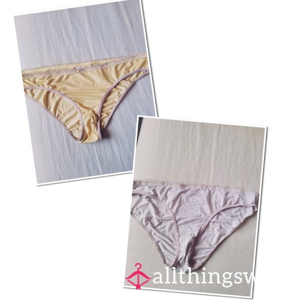 Yellow Or White Worn Full Back Panties