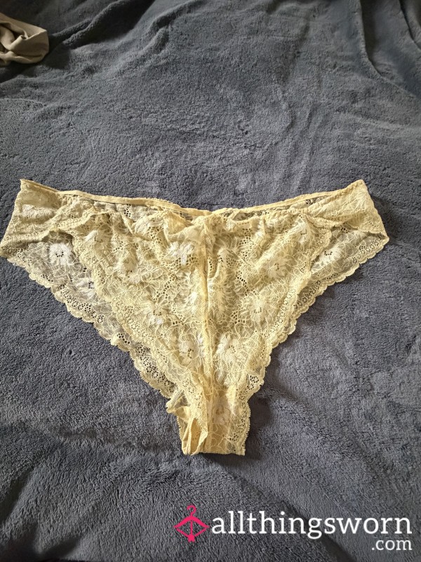 Yellow Panties Well Used