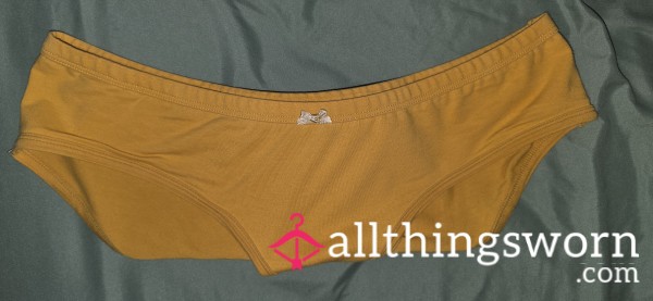 Yellow Panties Worn For 24 Hours