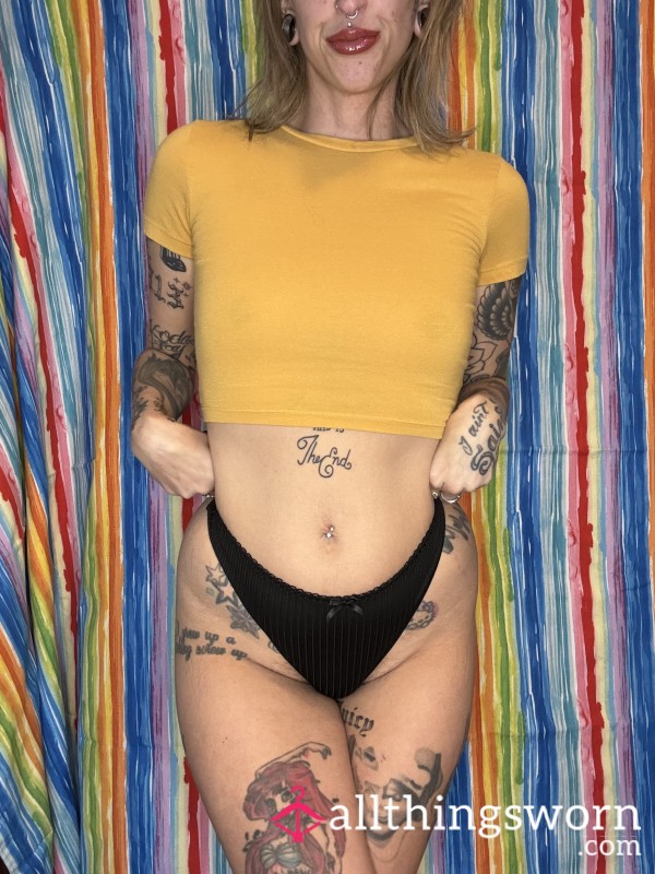Yellow, S, Cotton Crop Top ☀️