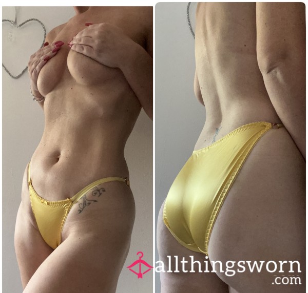 Yellow Satin Panty