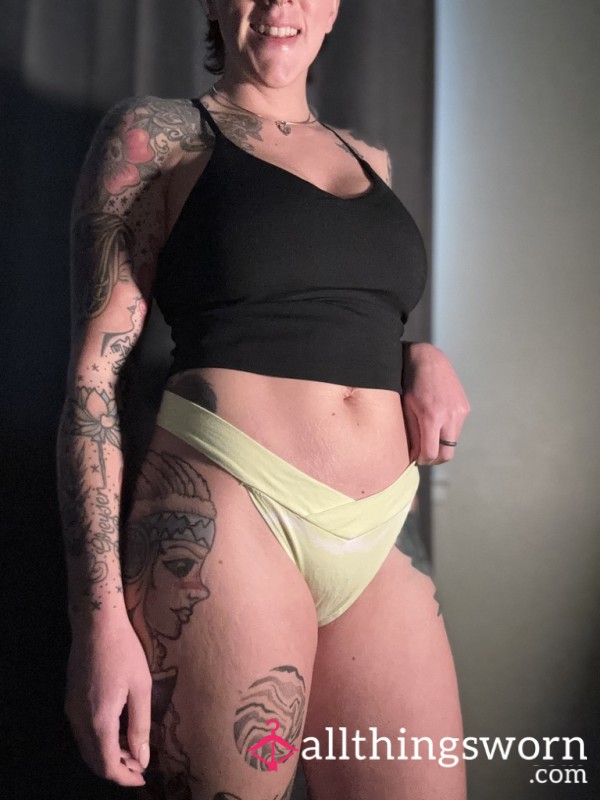 Yellow Smooth Stretchy Thong