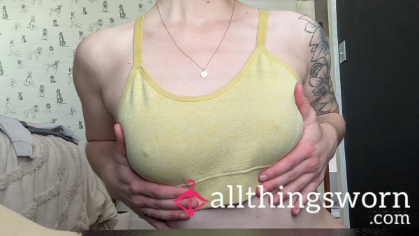 Yellow Sports Bra