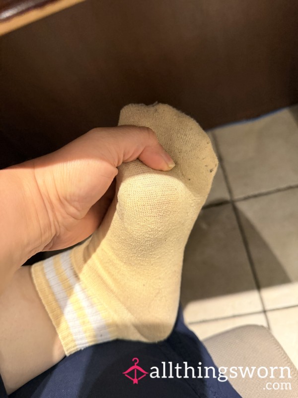 Yellow Sporty Socks