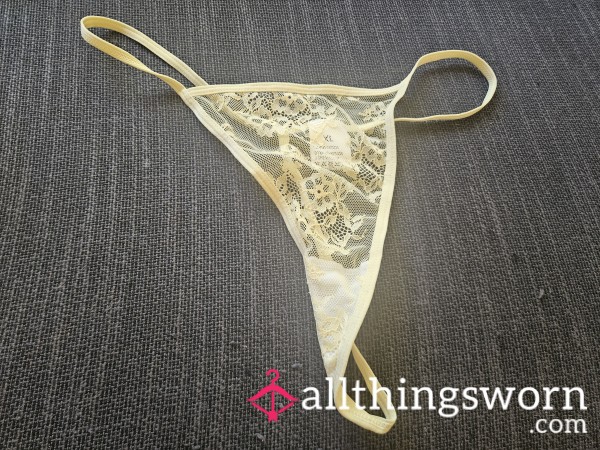 Yellow Thong Extra Large