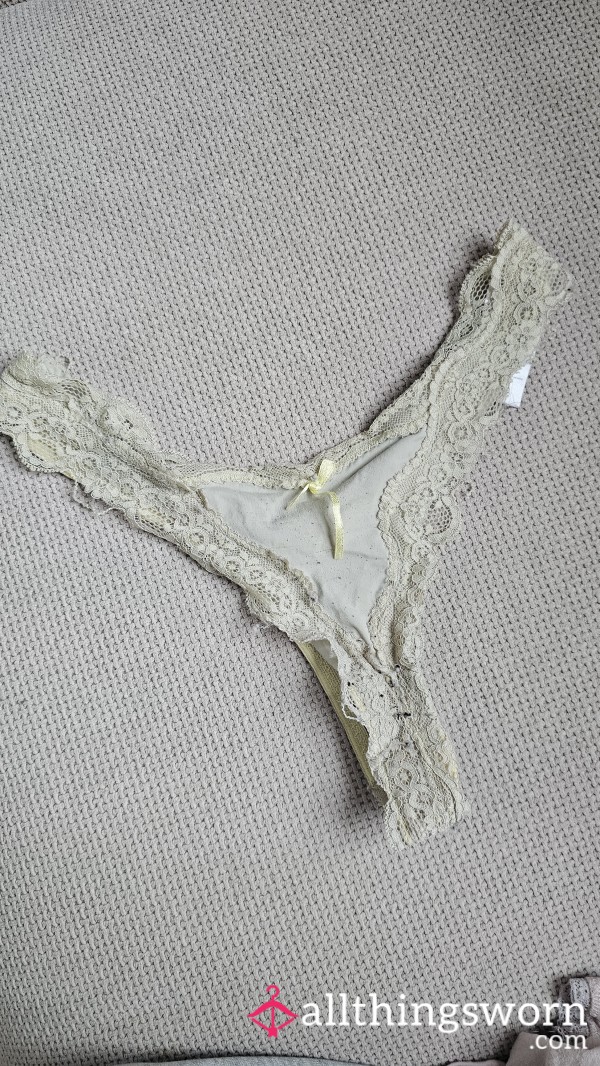 Yellow Well Loved Thongs