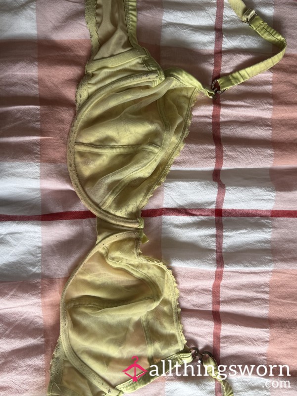 Yellow Worn Bra