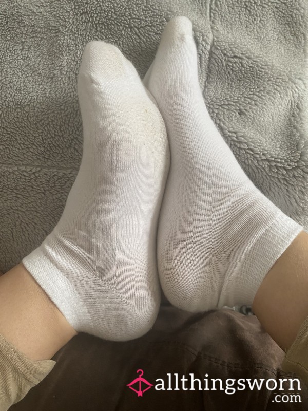Wash Day! Save Them Before 😉 Yesterday Socks Are Today’s Sock Just Because I Can! White Well They Were 😊 Ankle Socks!