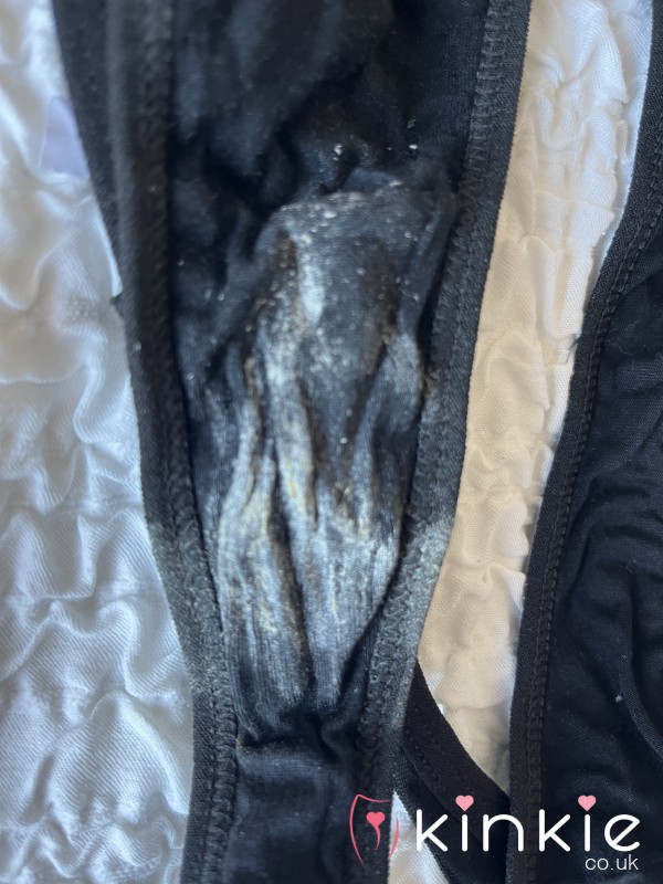 YESTERDAYS DIRTY BLACK COTTON THONG WORN FOR 48 HOURS 5 STAR ⭐ ⭐⭐⭐⭐ REVIEWS