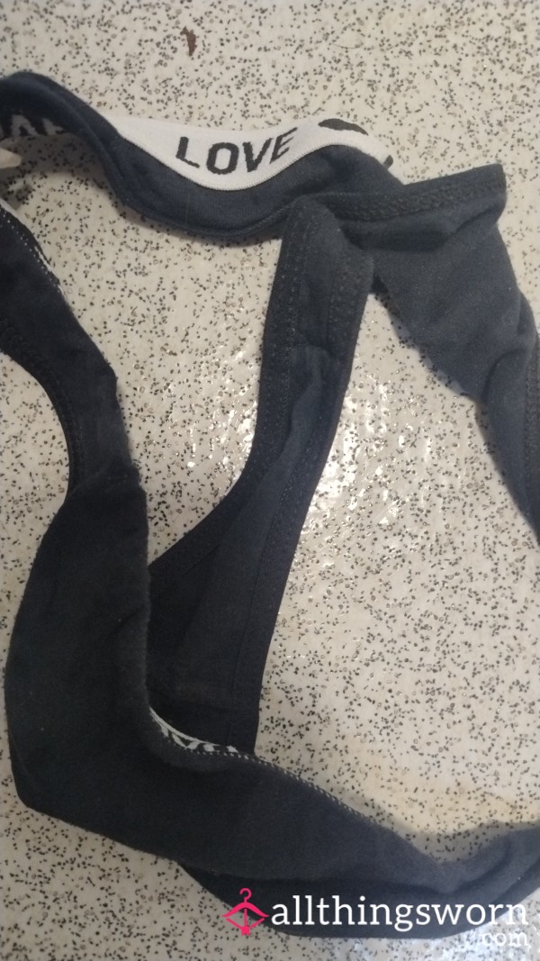 Yesterday's Sweaty Little Baby's.these Have Been Warn So Much They Know My Pu**y More Than I Do.i Have The Rest Of The Set I Ware Thu Out The Week Then Keep Them All For Fridays An Post To U 