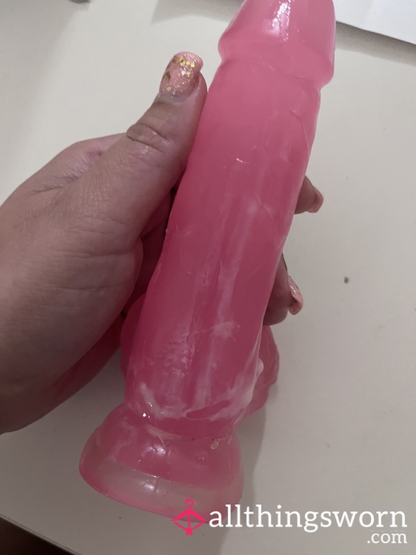 You Can Buy This 6 Inch C*ck In My Listings-watch Me Use It Here And Cream On It