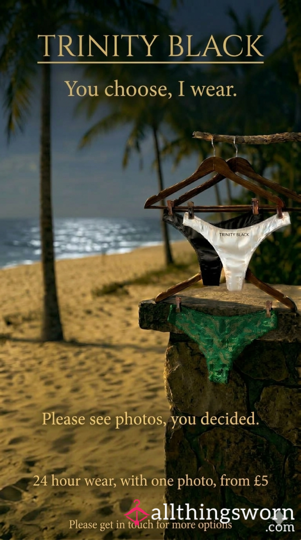 You Choose, I Wear - Panties
